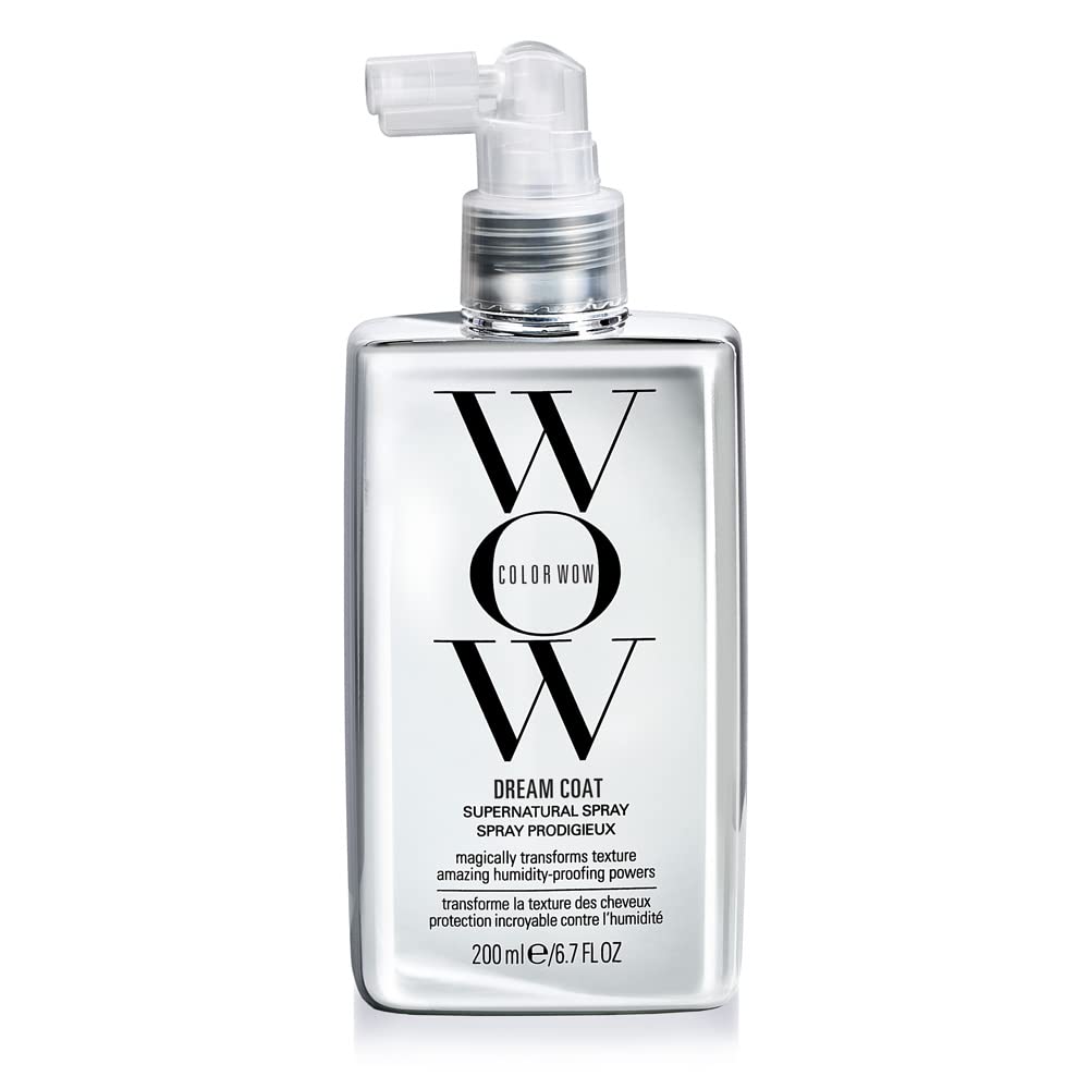COLOR WOW Dream Coat: Ultimate Anti-Humidity Smoothing Spray for Silky, Shiny Hair