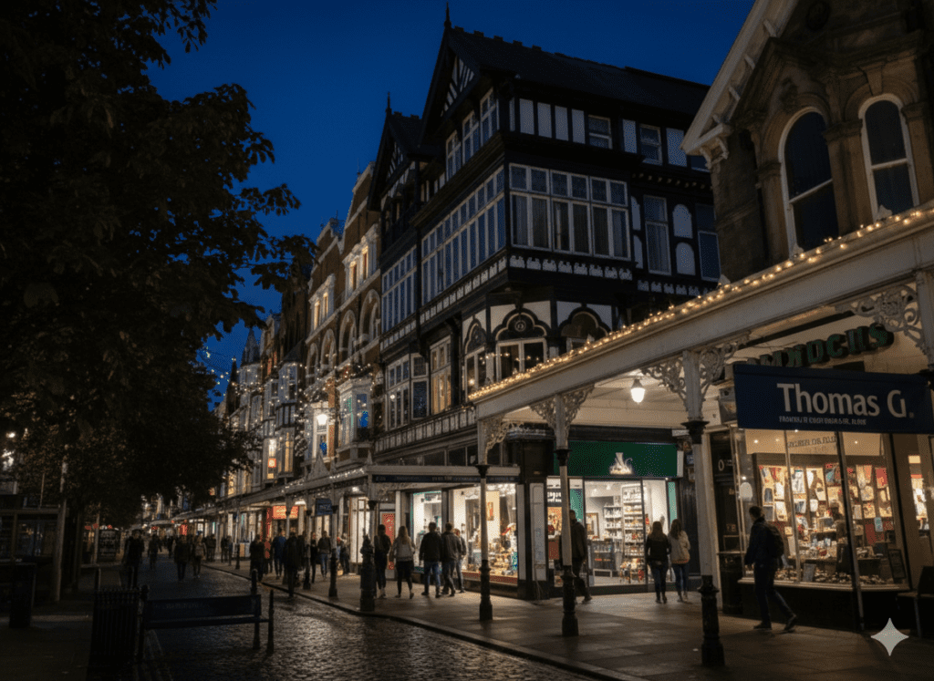 southport in the evening