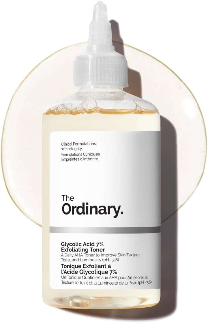 Ordinary Glycolic Acid 7% Exfoliating Toner for Radiant and Even Skin